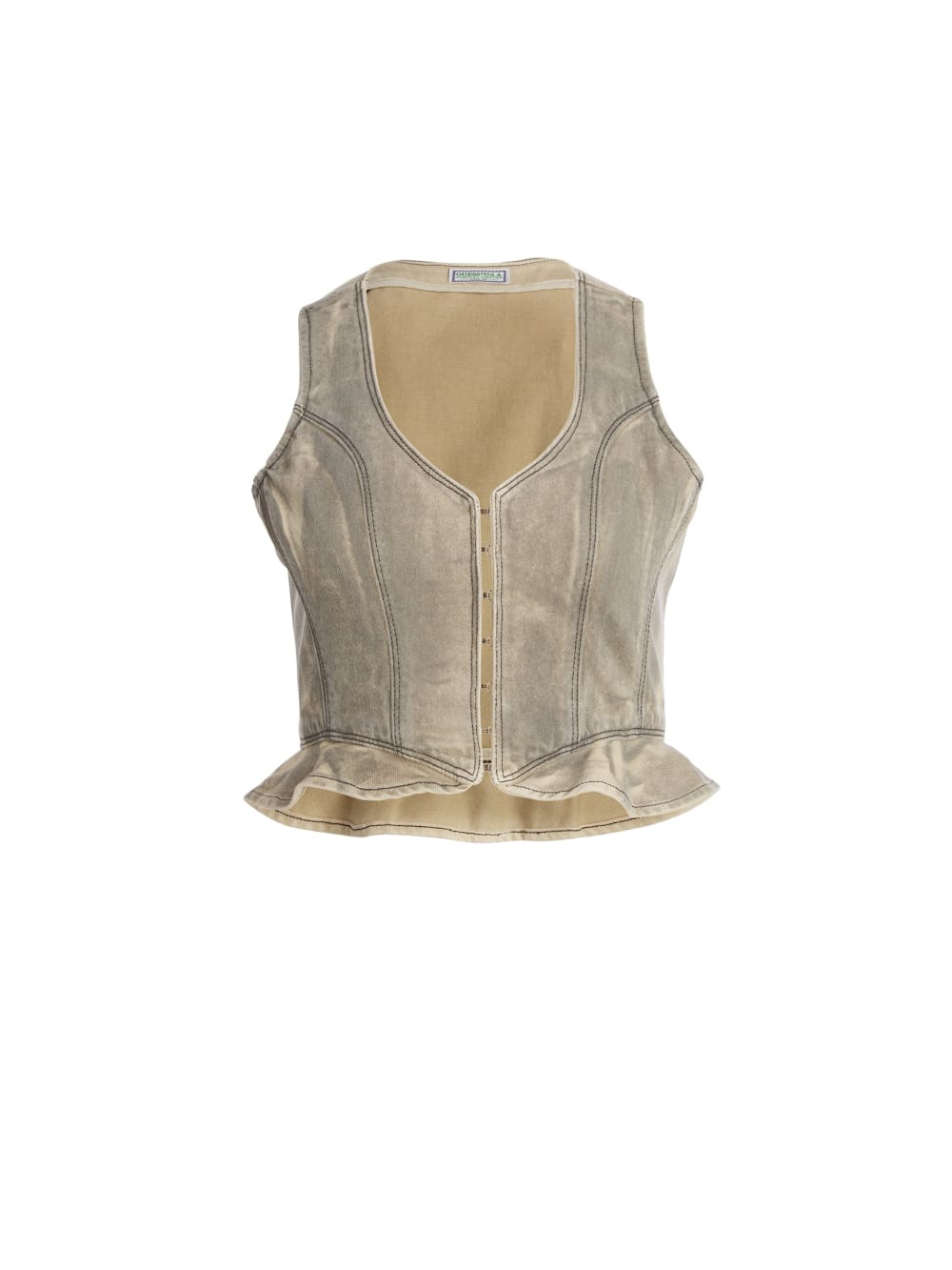 hook denim vest