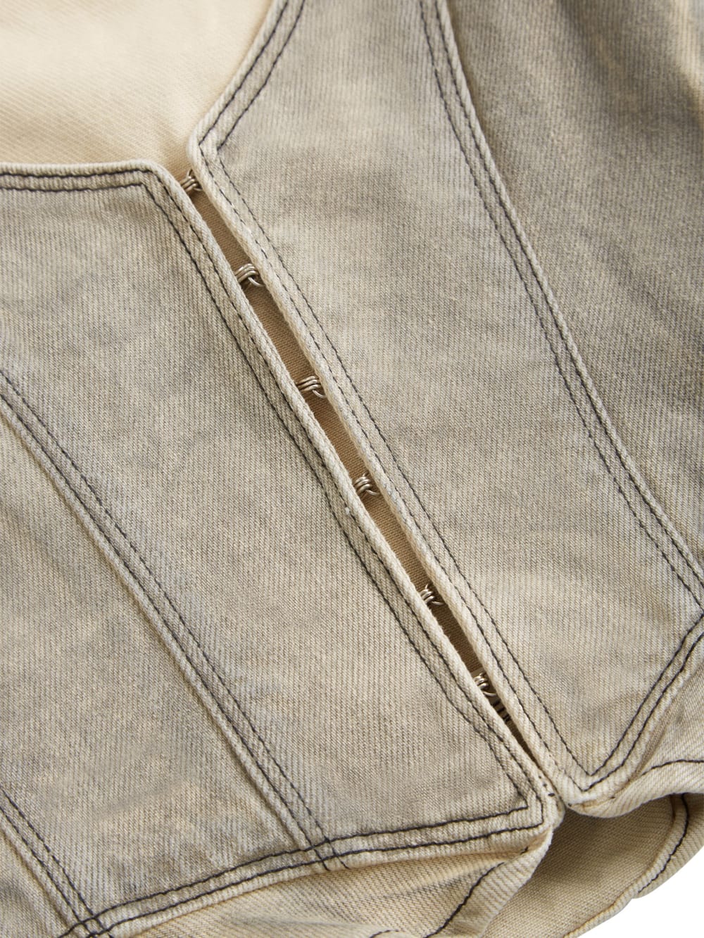 hook denim vest