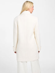Eco Leona Wool-Blend Peacoat