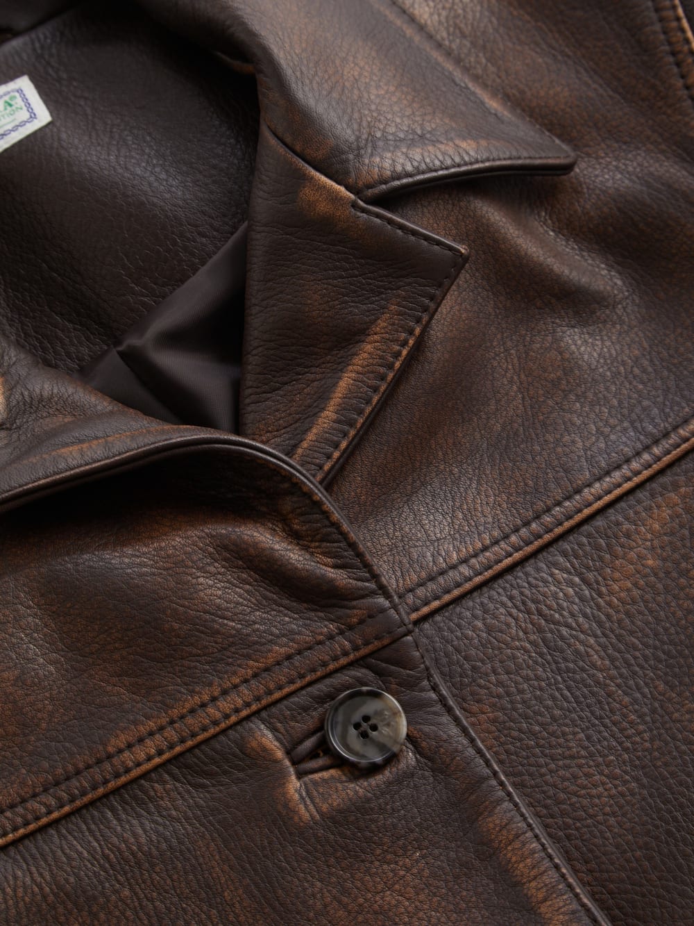 vintage leather jacket