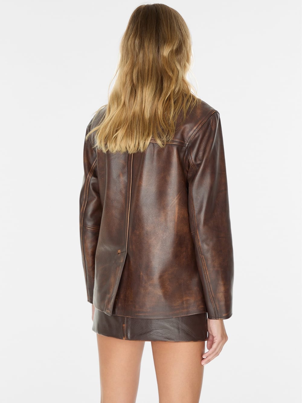 vintage leather jacket