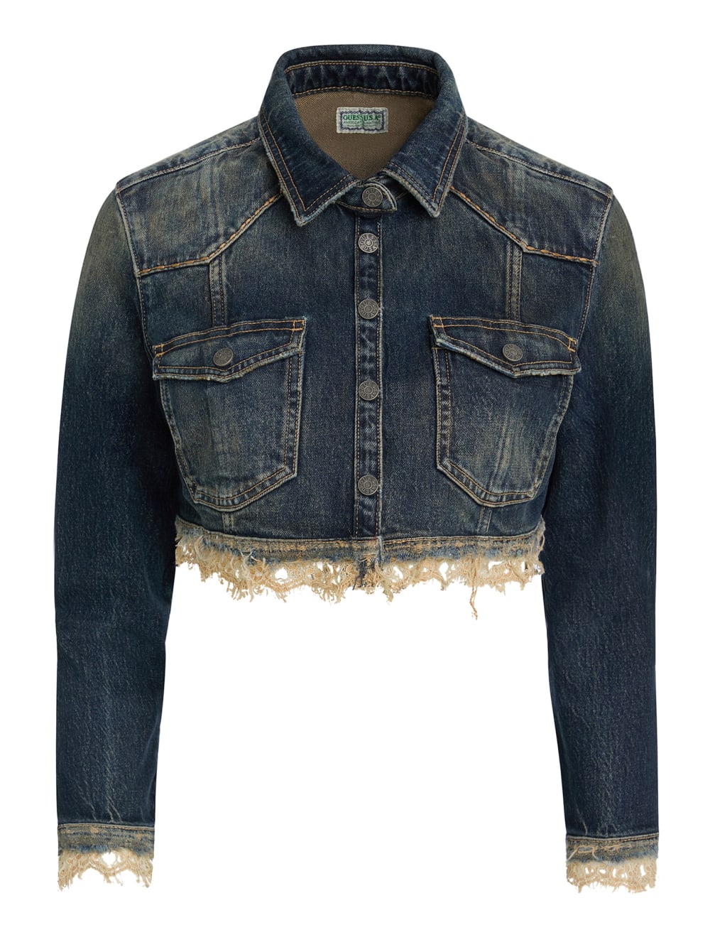 cropped denim jacket