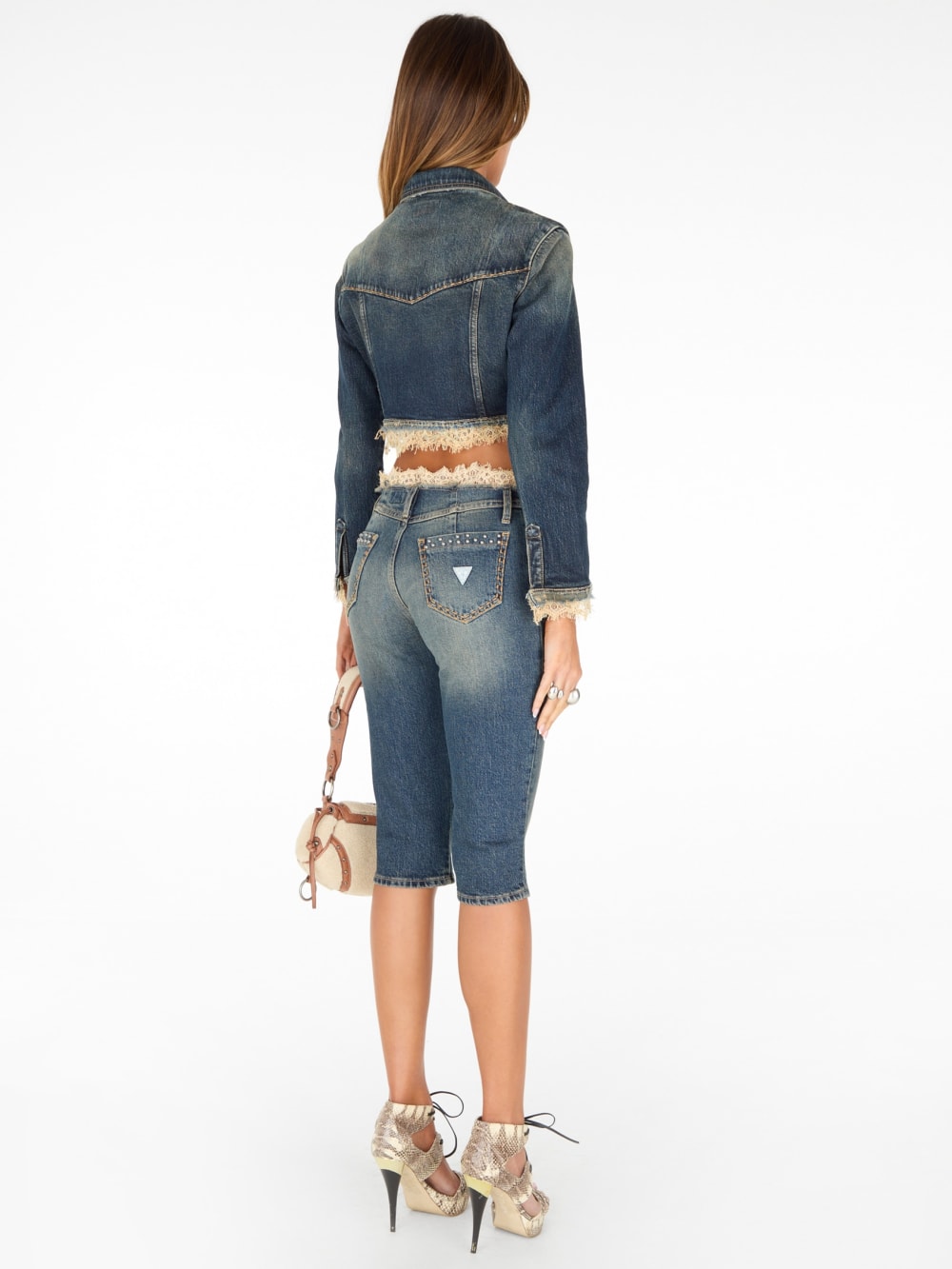 cropped denim jacket