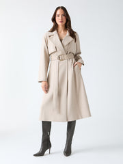 Natalie Longline Trench Coat