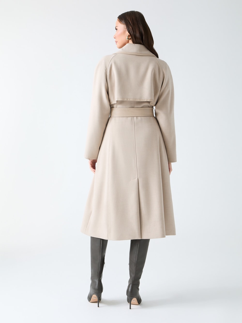 Natalie Longline Trench Coat