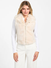 Amari Faux-Fur Zip Vest