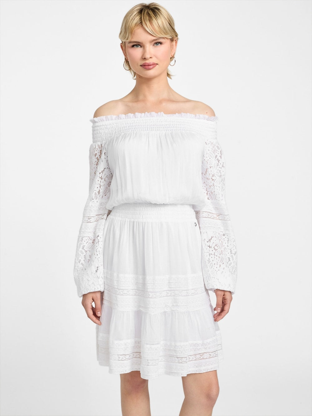 Audrey Off-the-Shoulder Mini Dress