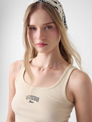 Embroidered Logo Slim Tank