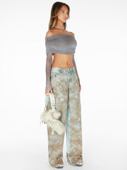 off-the-shoulder crop top