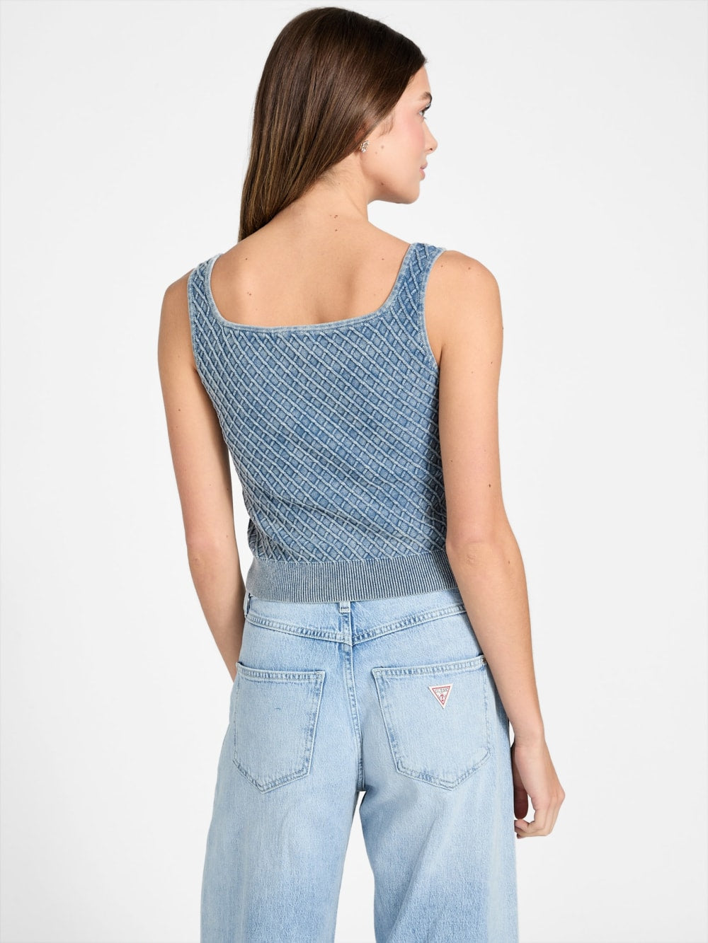 Textured sweater top
