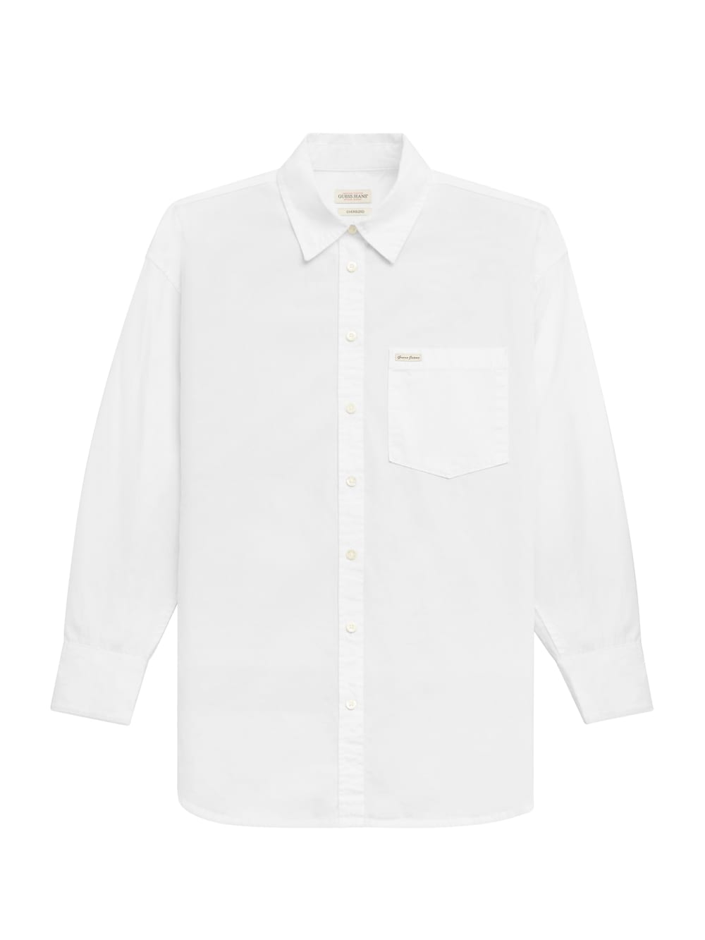 Oversized Long-Sleeve Pocket Shirt