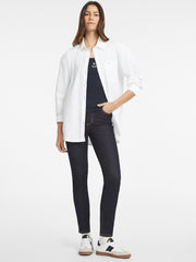 Oversized Long-Sleeve Pocket Shirt
