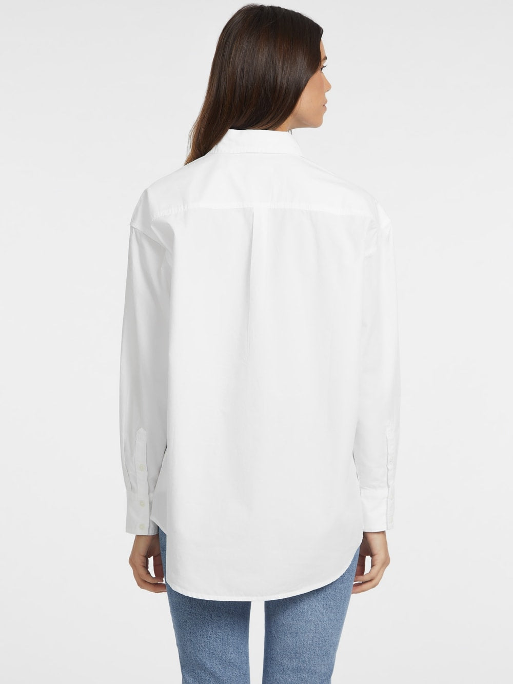 Oversized Long-Sleeve Pocket Shirt
