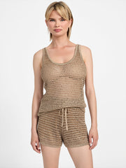 Ava Open-Stitch Tank