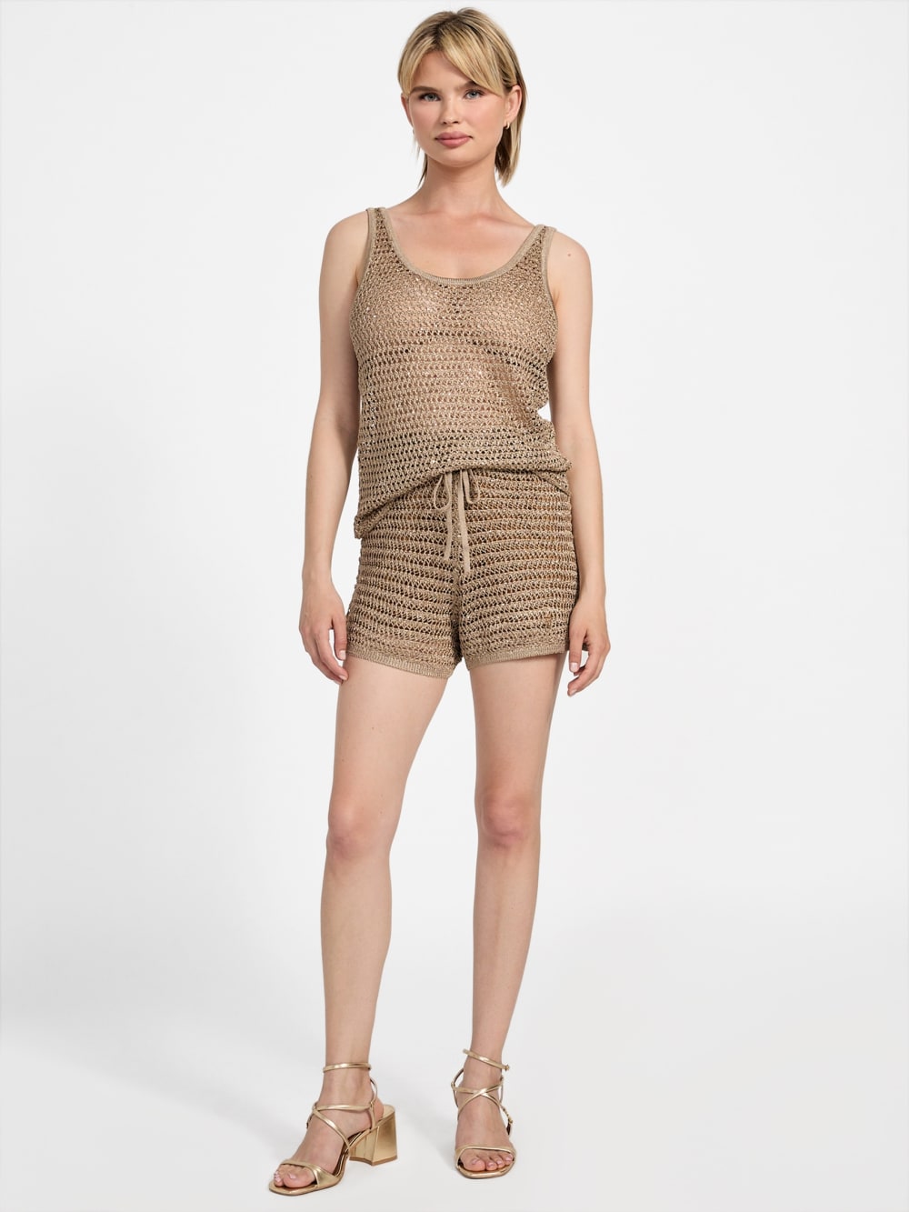 Ava Open-Stitch Tank