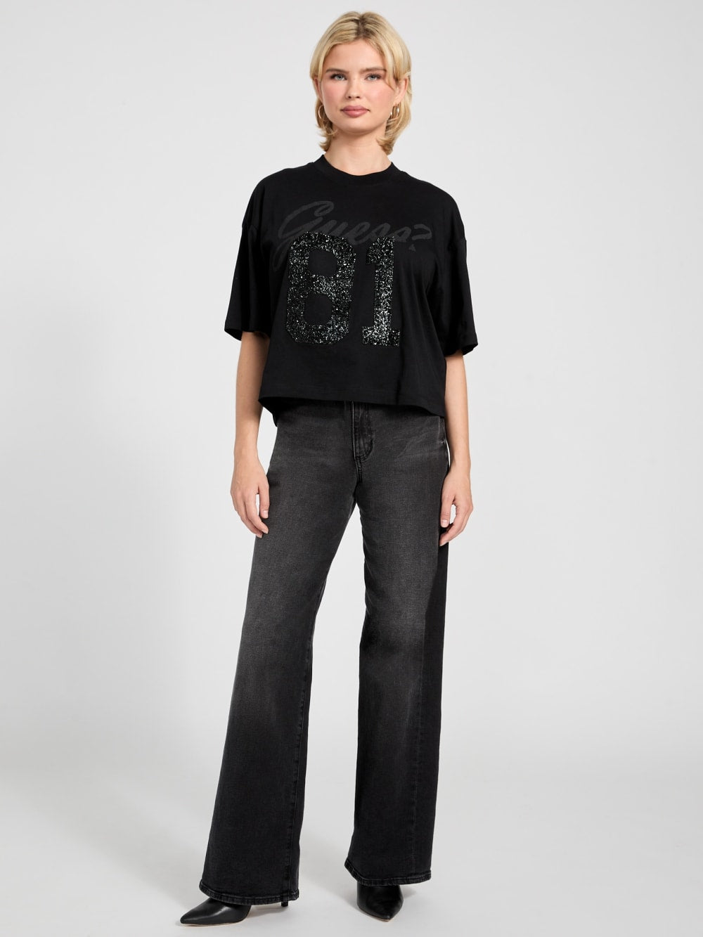 Eco Rhinestone 81 Oversized Tee