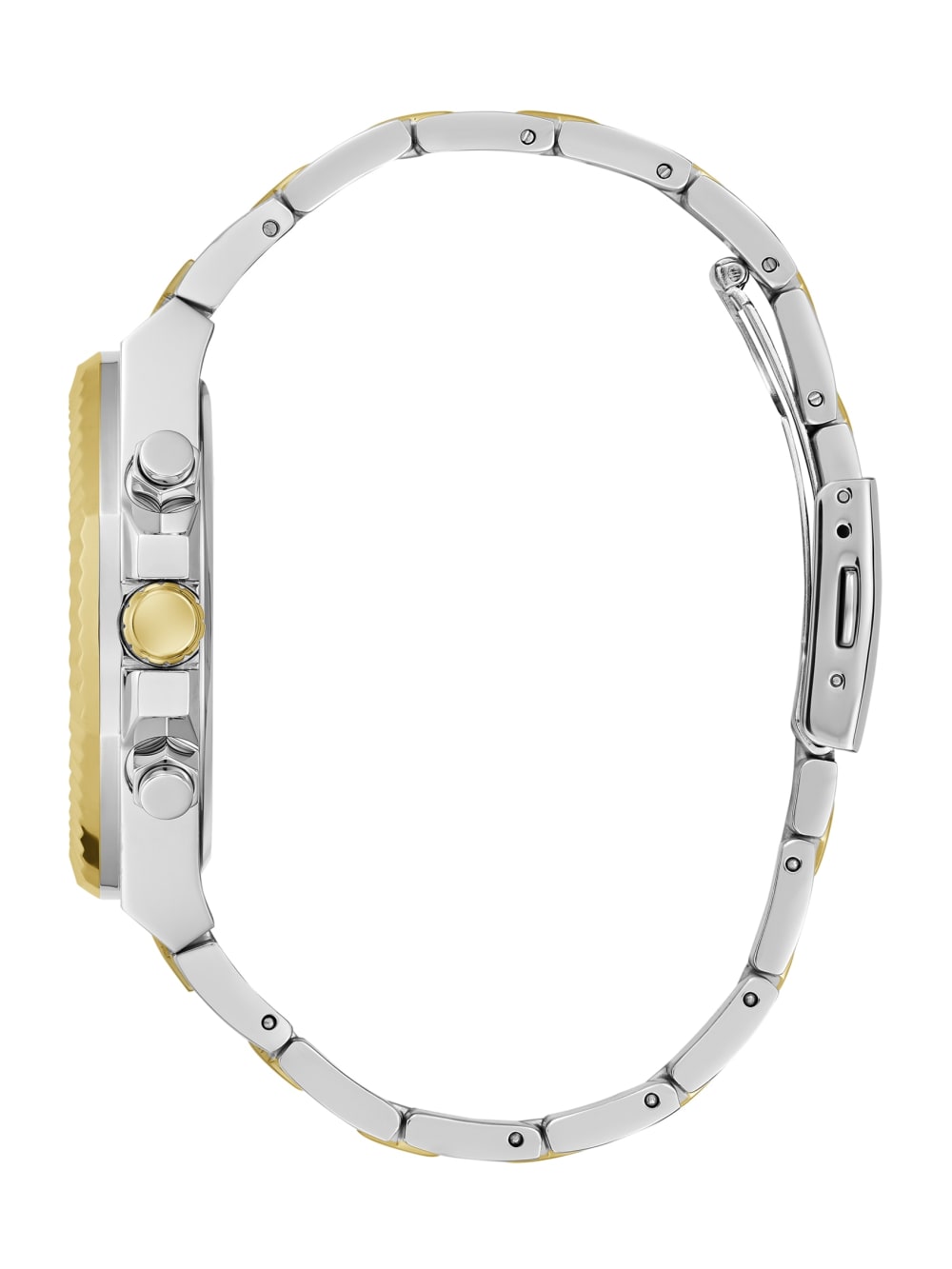 Two-Tone and Blue Multifunction Watch