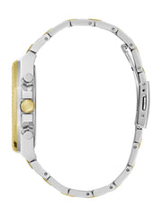 Two-Tone and Blue Multifunction Watch