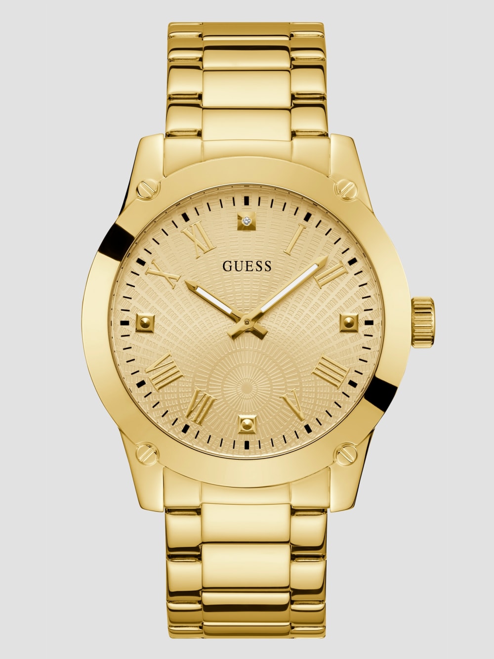 Crescent Diamond Analog Watch