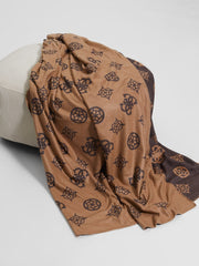 Fleece Peony Blanket