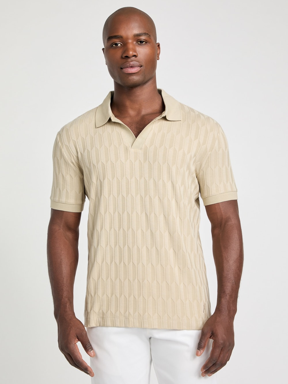 Jacquard Knit Polo