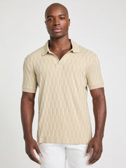 Jacquard Knit Polo