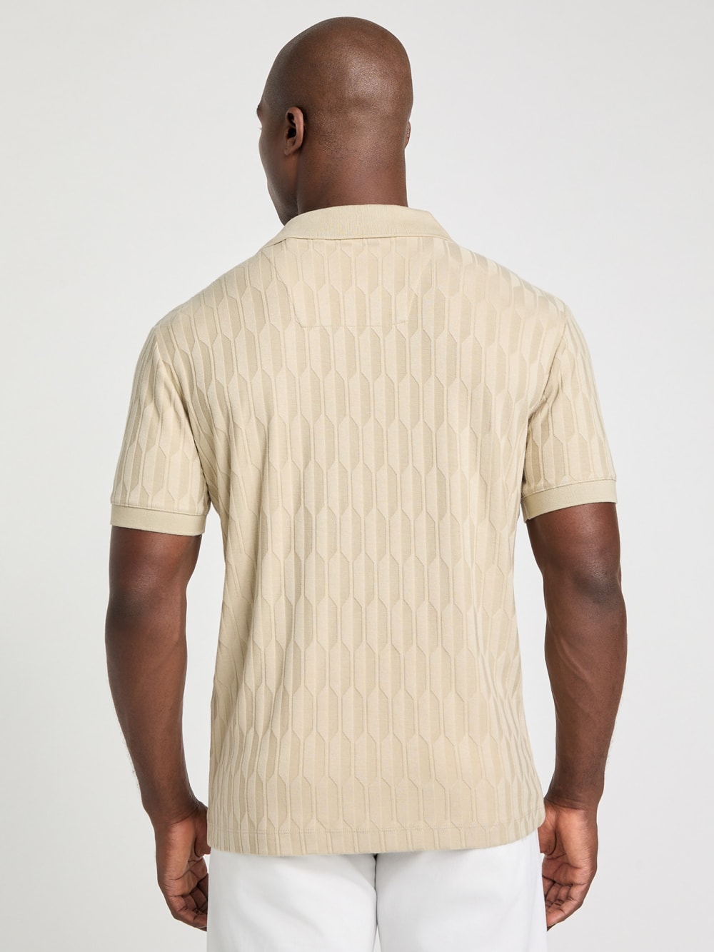 Jacquard Knit Polo