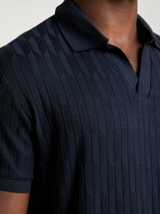 Jacquard Knit Polo