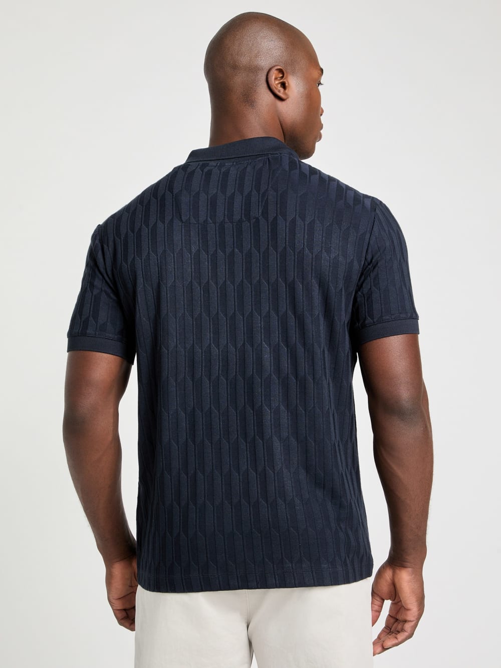 Jacquard Knit Polo