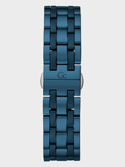 Gc Blue and Gold-Tone Chronograph Watch