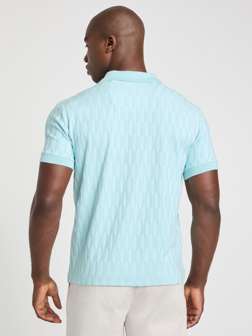Jacquard Knit Polo