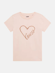 Eco MiniMe Sequin Heart Tee (4-16)
