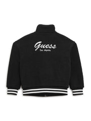 Faux-Fur Varsity Jacket (7-16)