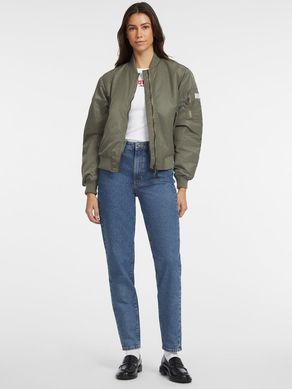 Nylon Bomber Jacket