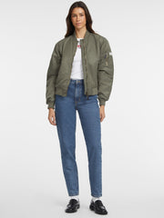 Nylon Bomber Jacket