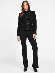 Eco Sue Belted Boucl  Blazer