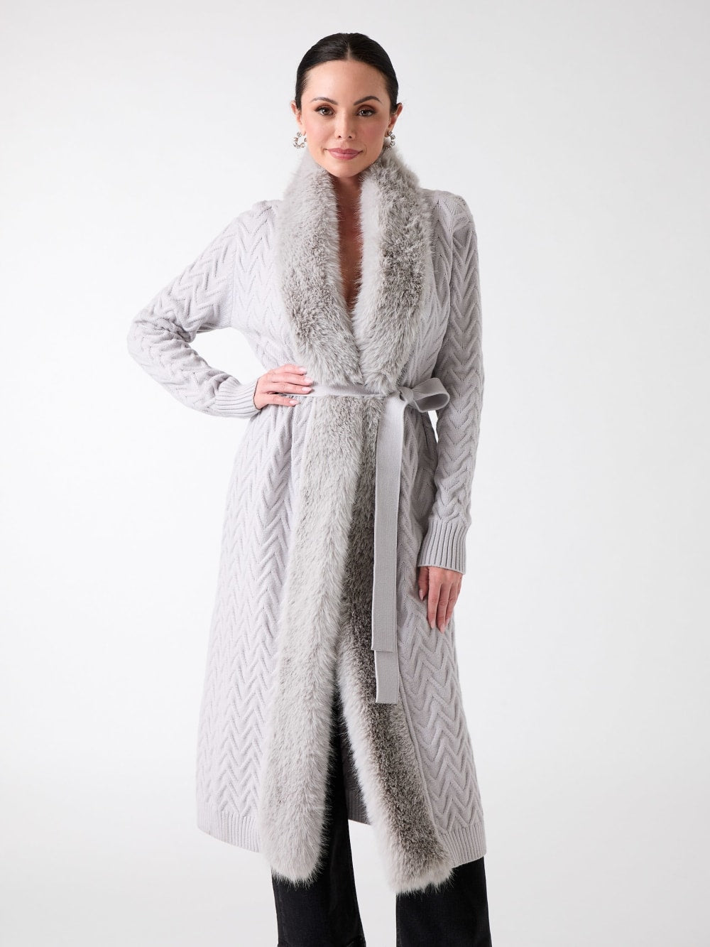 Paula Wrap Cardigan Coat
