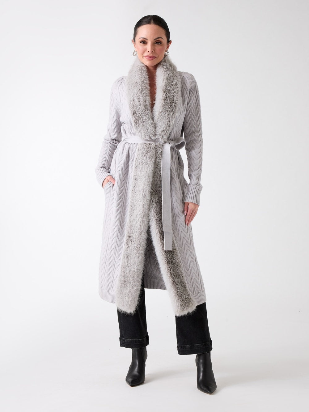 Paula Wrap Cardigan Coat