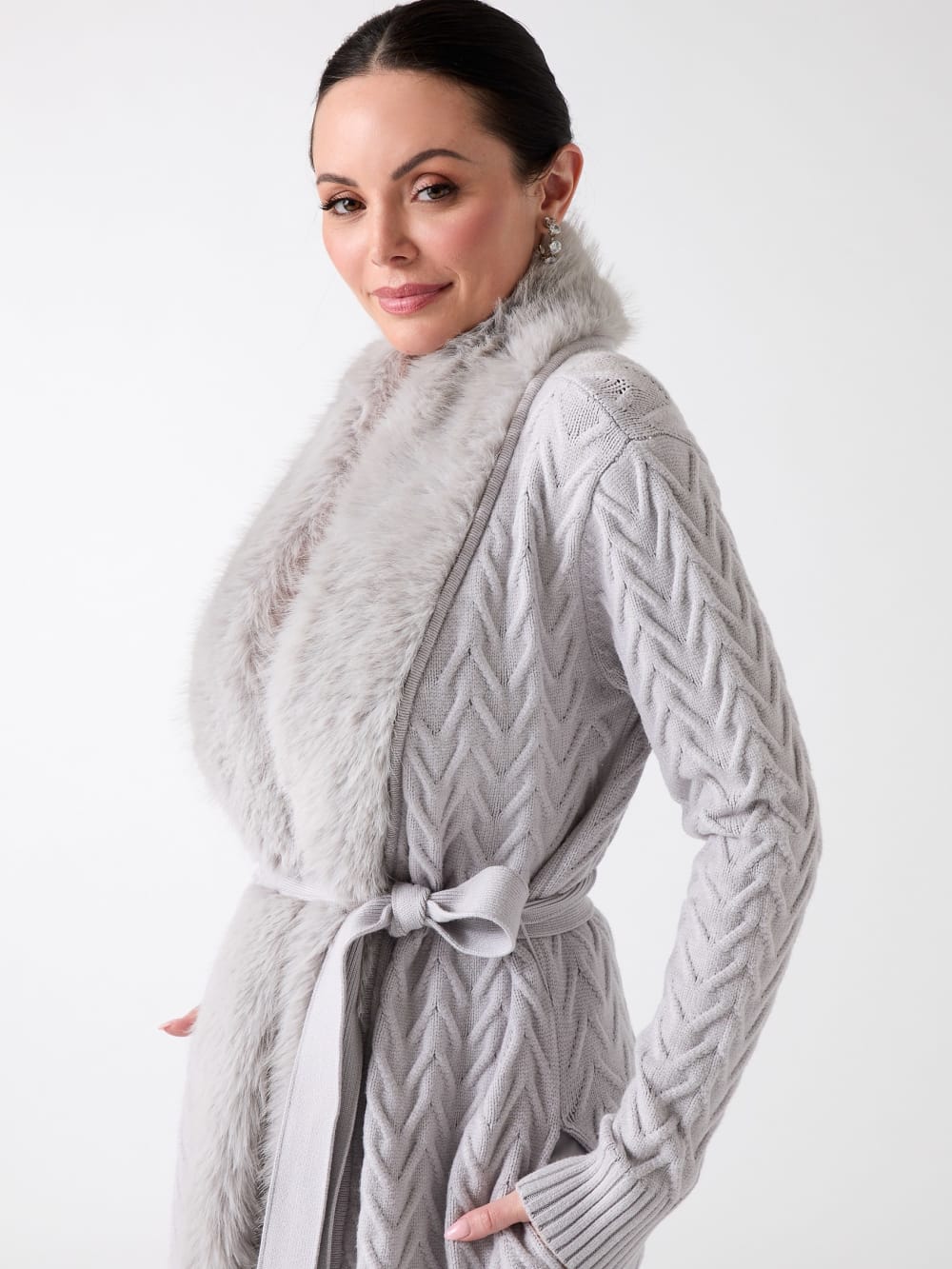 Paula Wrap Cardigan Coat