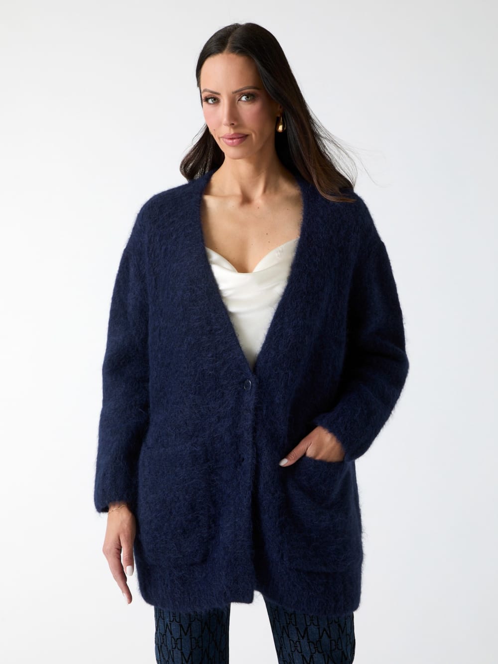 Michaela Alpaca-Blend Cardigan