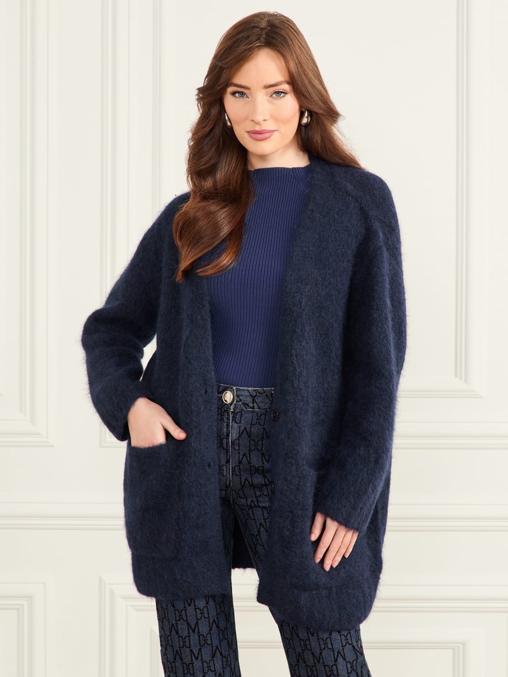 Michaela Alpaca-Blend Cardigan