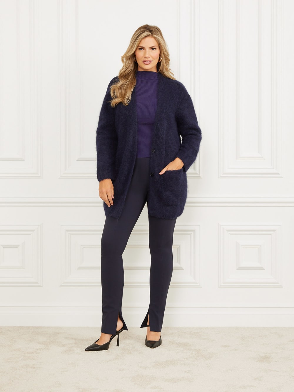Michaela Alpaca-Blend Cardigan