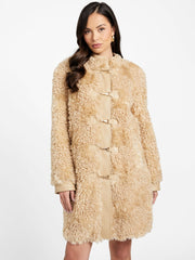 Rachel Faux-Fur Midi Coat
