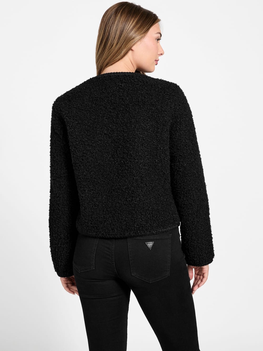 Ivana Faux-Fur Buttoned Jacket