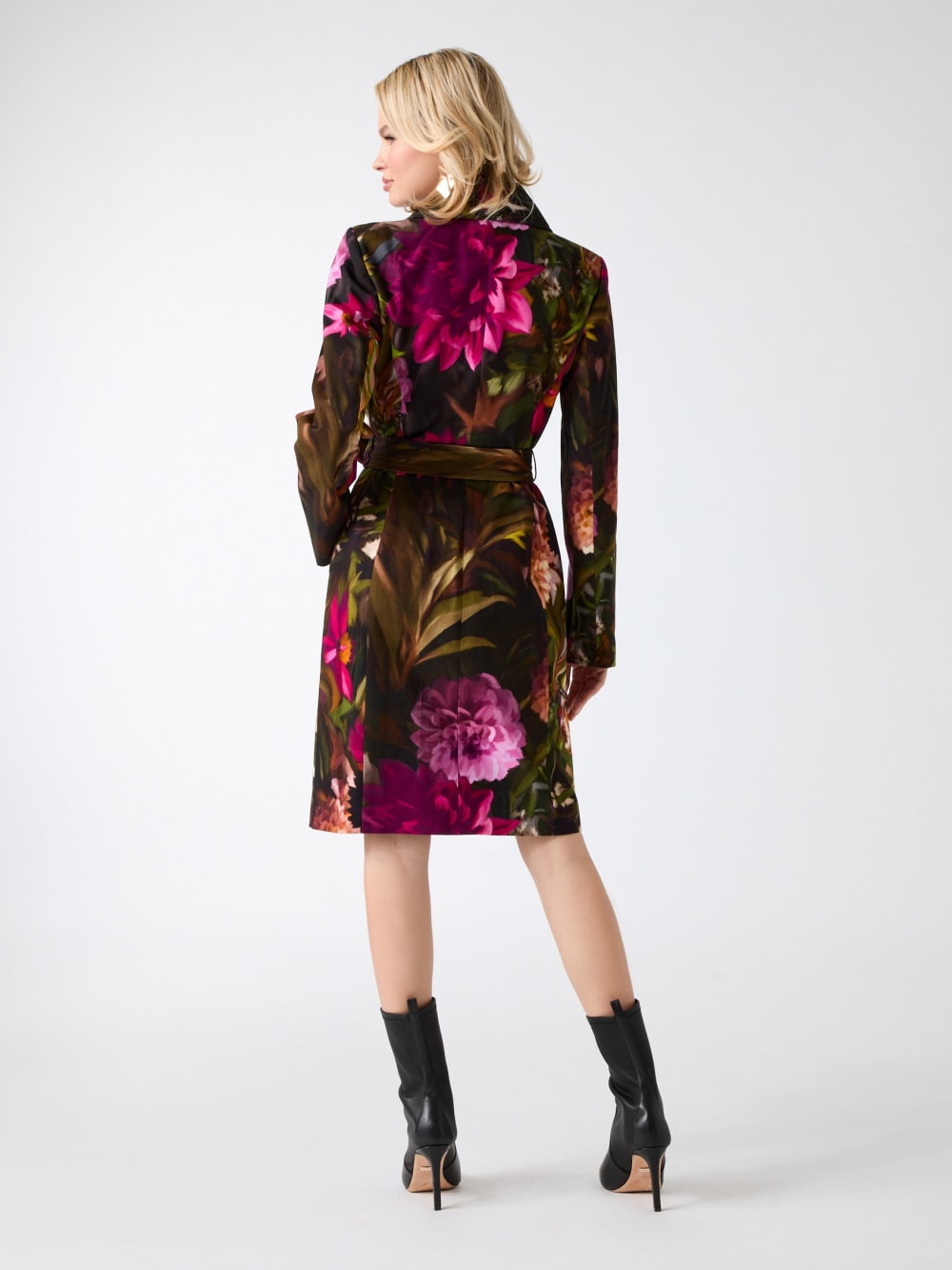 Jennifer Printed Trench Coat