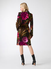 Jennifer Printed Trench Coat