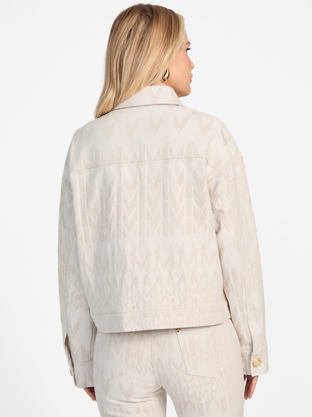 Sarah Monogram Denim Jacket