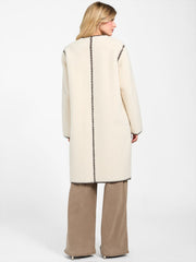 Mia Sherpa Midi Coat