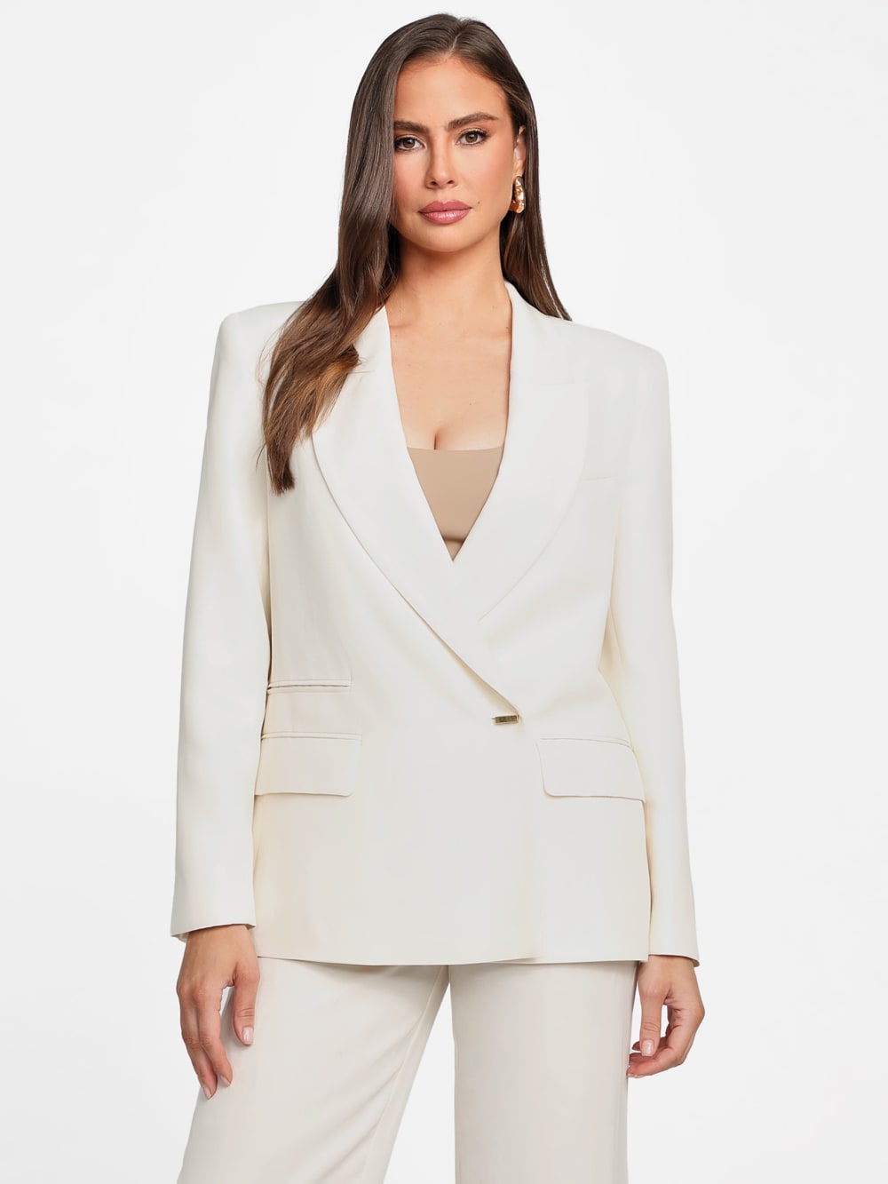 Eco Greta Linen-Blend Blazer