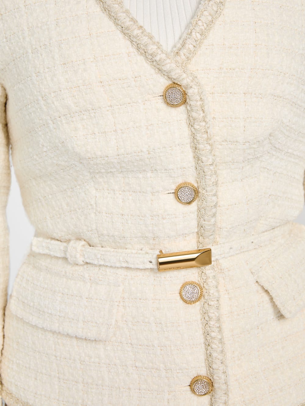Eco Sue Belted Bouclé Blazer